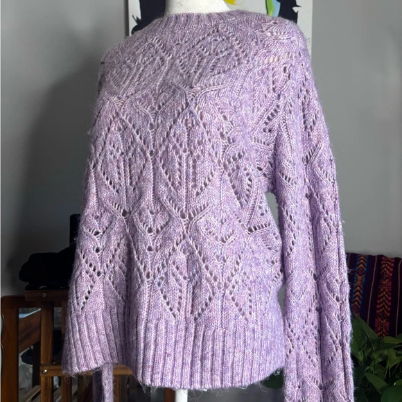Casa Cabana Lavender Knit Sweater - Picture 6 of 10